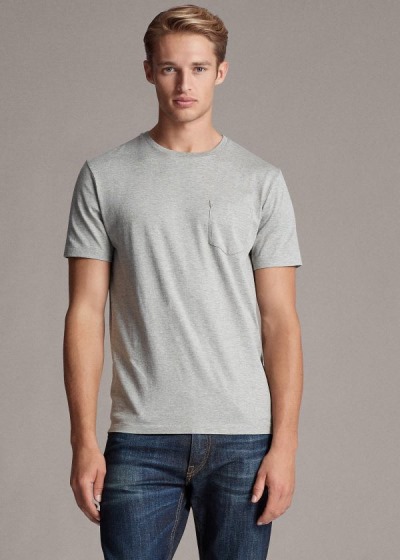 T Shirt Ralph Lauren Relaxed Fit Pocket Homem 24608-PBEV